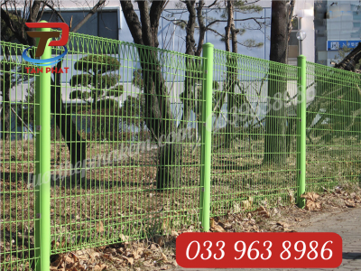 Lưới hàng rào mạ kẽm, hàng rào lưới thép sơn tĩnh điện